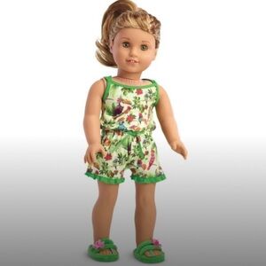 American girl Lea’s Rainforest dreams pajamas new in box